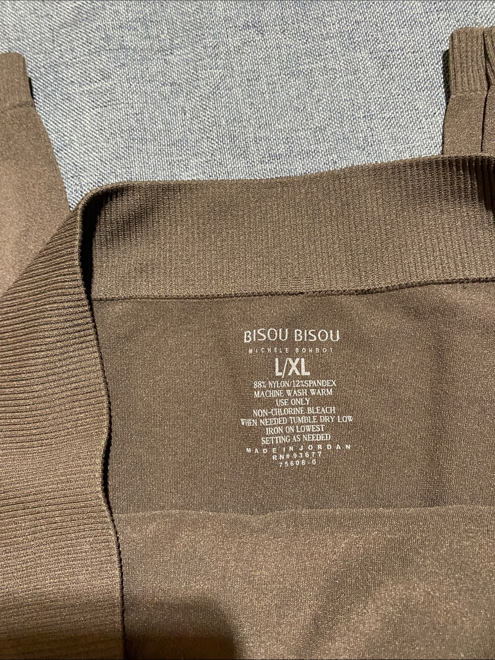 Bisou Bisou Kids Brown Stretch Leggings NWT